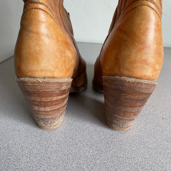 Vintage Leather Miss Capezio Country Western Cowgirl Boots size W7.5 - Picture 8 of 10